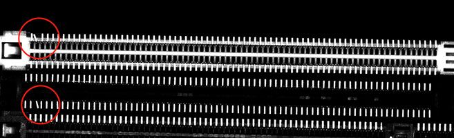 應(yīng)用案例|3C電子行業(yè)-電腦卡槽針腳缺陷檢測